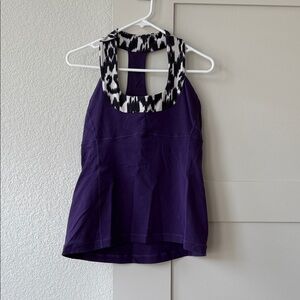 Lululemon Ikat scoop neck tank top